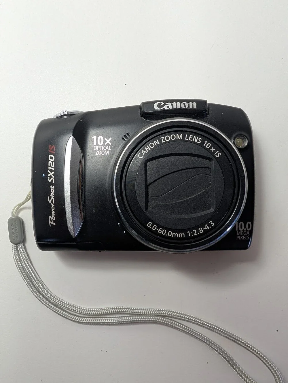 Lot Of 2 Canon PowerShot SX120 IS 10MP Digital Cameras 1 Works, 1 Parts Repair